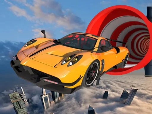 Amazing Car Stunt Track Game