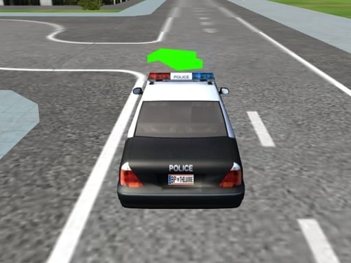 Police Car Catch Game