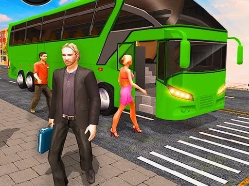 Crazy Bus Driving 3D Games
