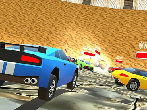 Low Poly Smash Cars Game Play