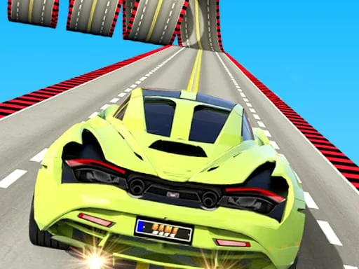 Mega Ramp Car Stunts Crazy Car Games